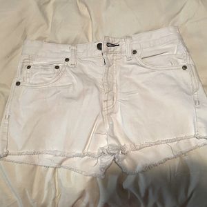 Free people white shorts